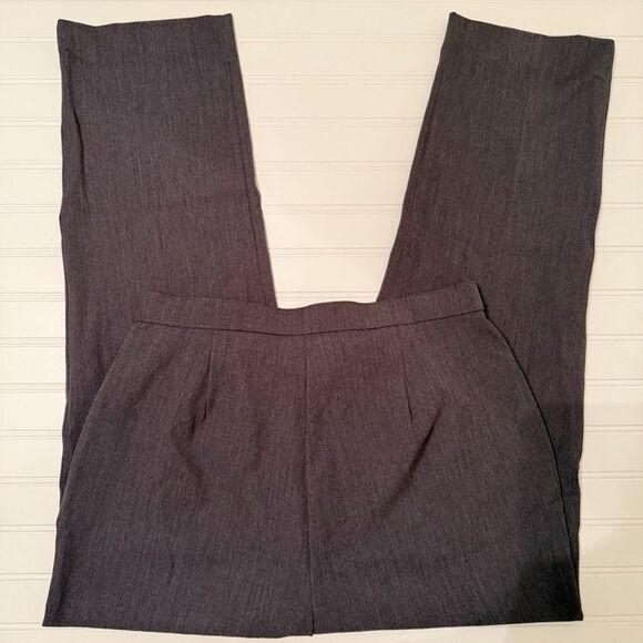 Investments Charcoal Gray Pull-On Stretch Work Pants - Picture 2 of 5